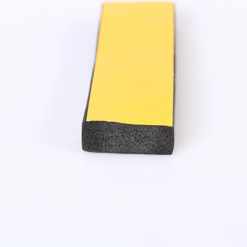 soundproof good flexibility self adhesive EPDM foam sealing strip