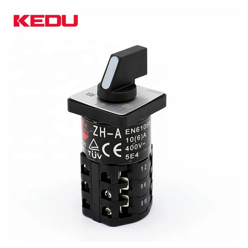 KEDU ZH-A seious CAM Switch rotary 2 3 position 4A WITH TUV CE UL