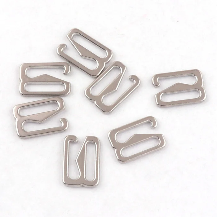Silver Metal 12mm G Hook Zinc Alloy For Strap Webbing Bra Adjustable Sports watch accessories G Hook Buckle