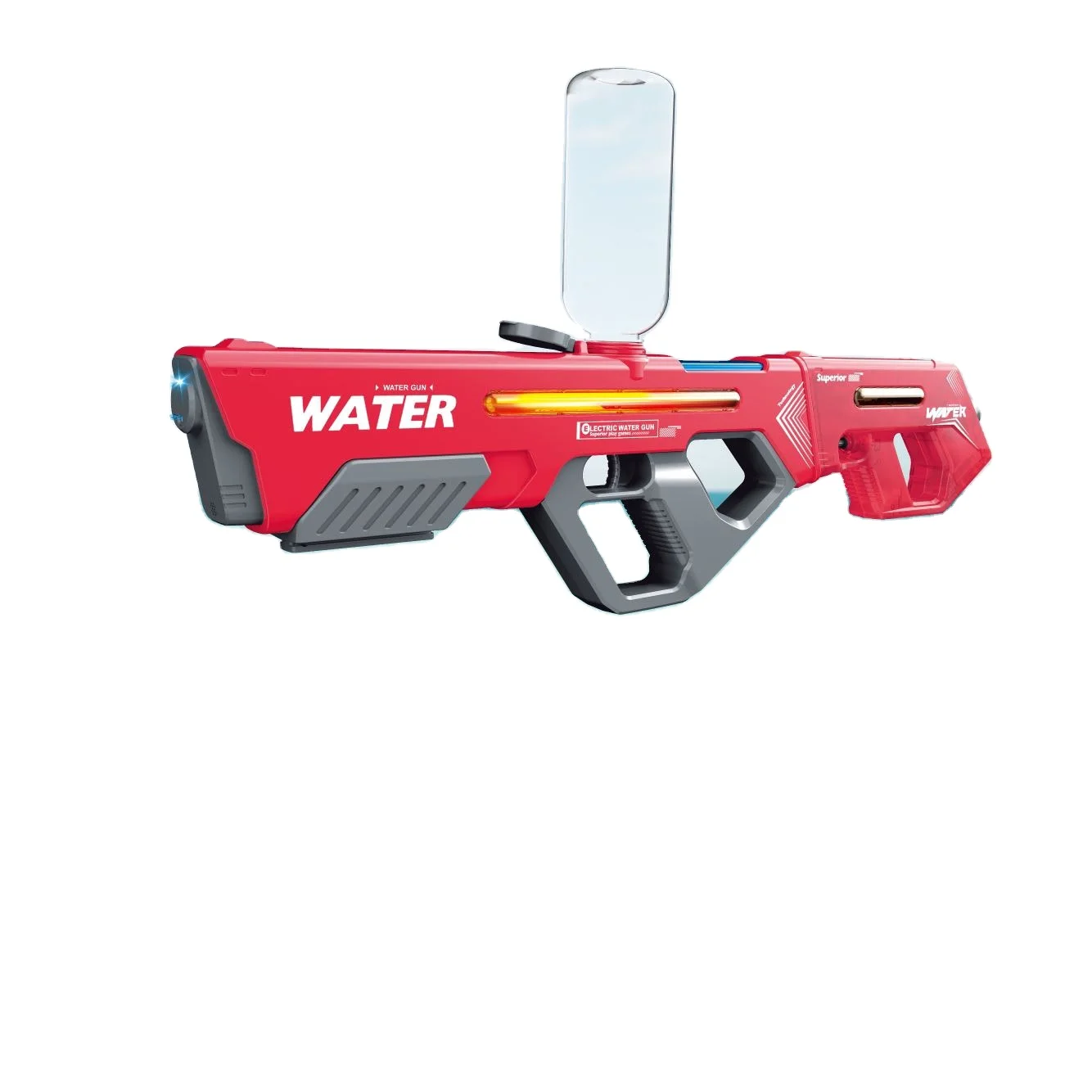 Lighting 2 IN 1 Electric Water Gun Manual & Automatic Integration Large Capacity Long Distance Water Gun Toys