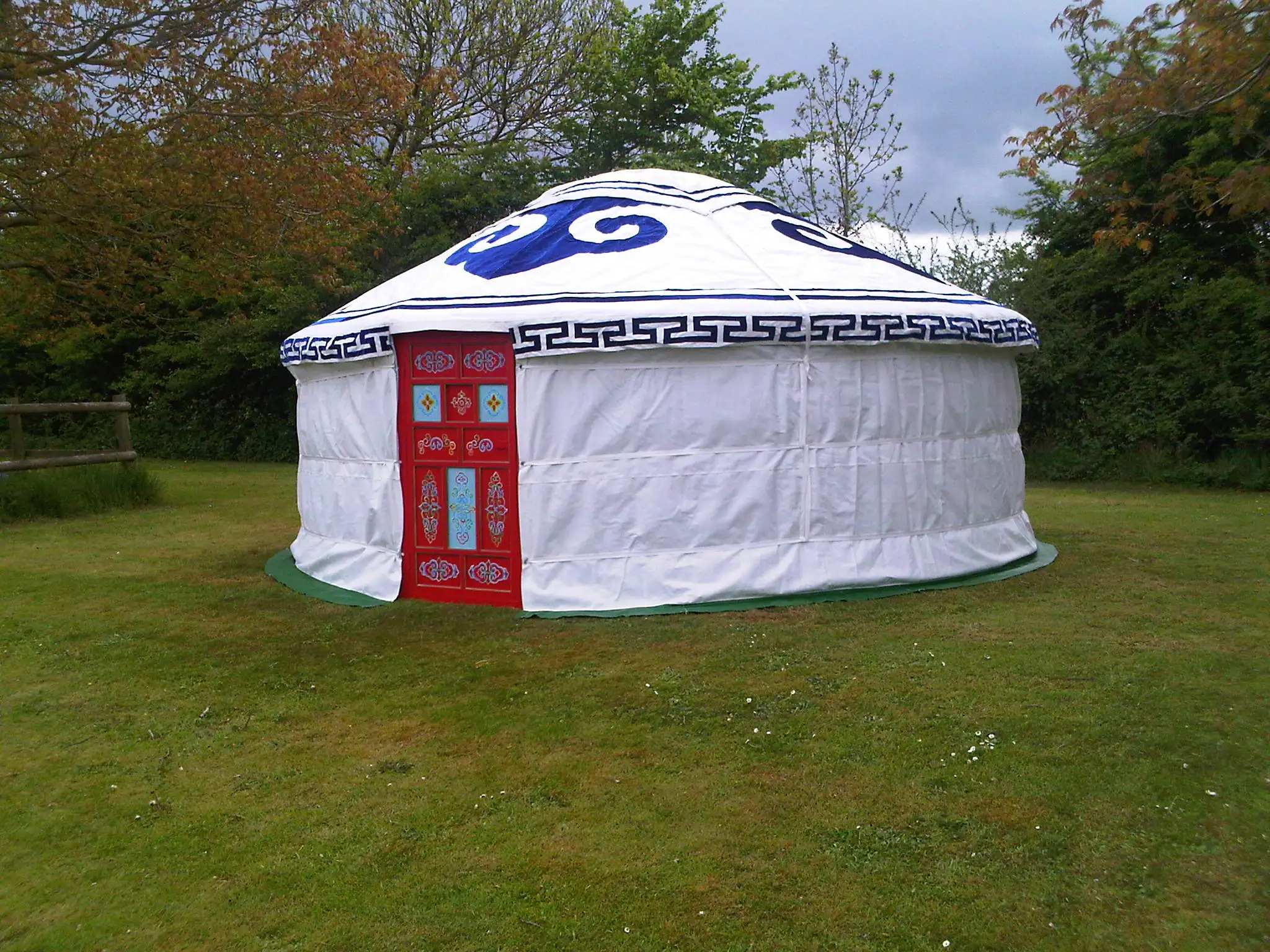 5m yurt tent for 5 Person Tent Type Mongolian Yurt