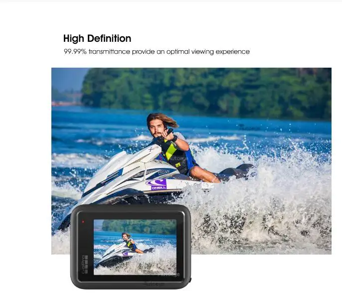 Tempered Glass Screen Protector Cover Case for GoPro Hero 10 9 Black Lens Protection Protective Film Gopro 10 Go pro Accessories