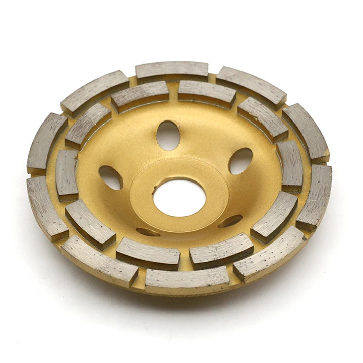 Double Row Diamond  Grinding Cup Wheel For Concrete