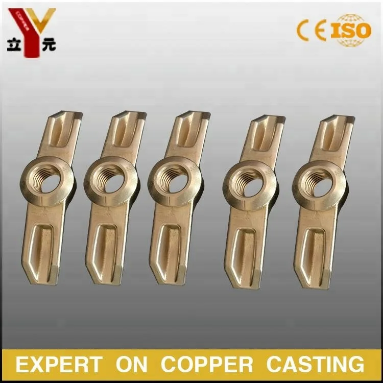 CNC Machining Customized Turning and Milling Bronze Brass nuts OEM
