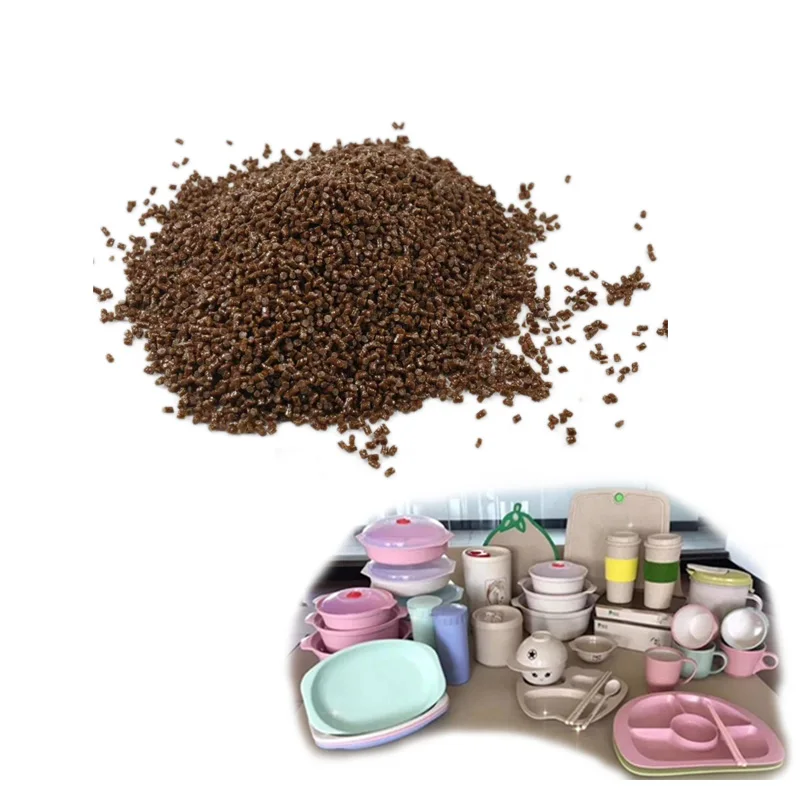 grain/ coconut/ Wheat Flour / straw / Red pine / coffee/ bamboo/ wood  tea fiber raw material wheat straw masterbatch