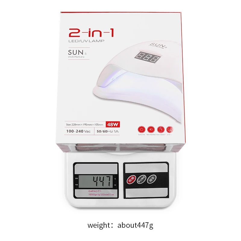 High Quality Light 48W Automatic Sensor Nail Lamp LED For Finger Nails Dryer