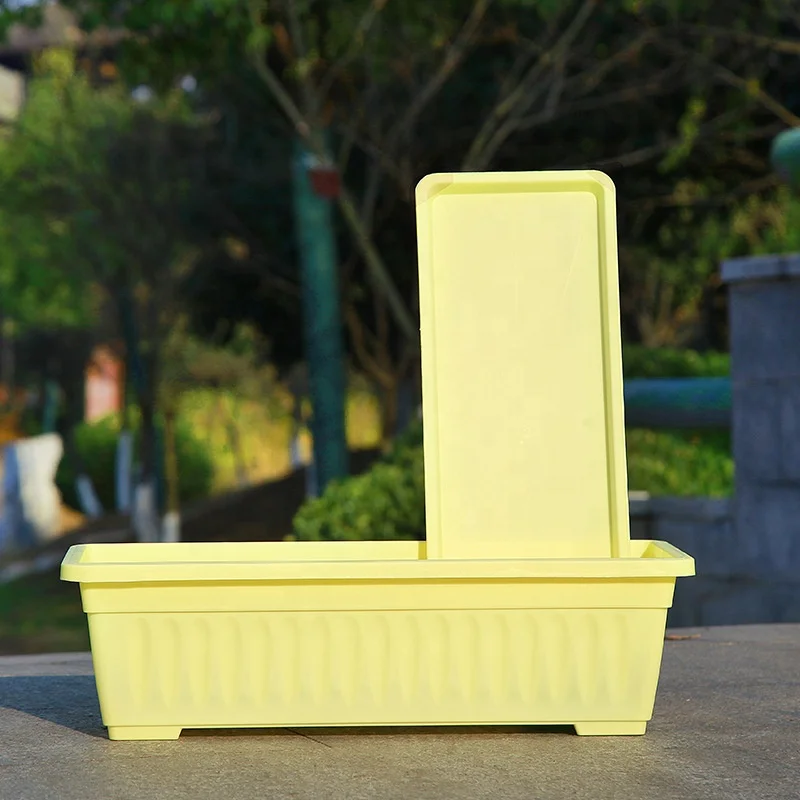 43cm plastic vegetable planter rectangle vegetable pot