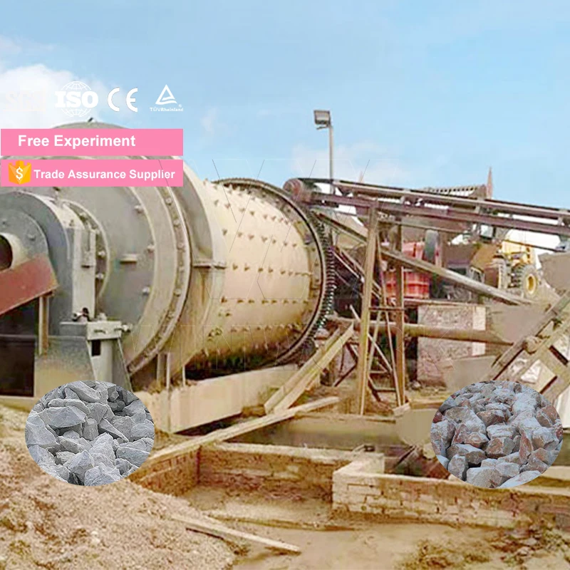 WINWORK Mini Trommel Gold Washing Plant 5 Tons Small Scale Gold Processing Plant Btma Gold Processing Plant