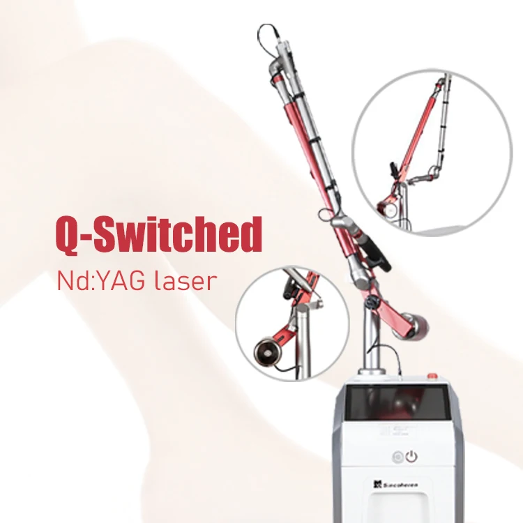 Sincoheren 1064 nm 532nm Q Switch Nd Yag Laser Tattoo Removal Aesthetic Technology Equipment for Medical Clinic