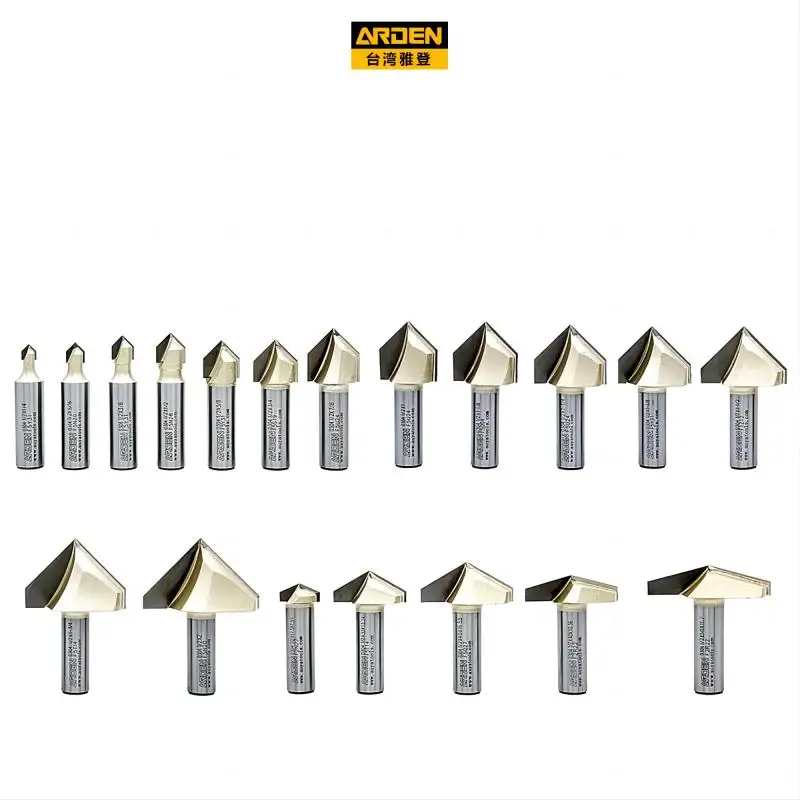 Zmax Hot Sale V-Shaped Knife Bakelite Engraving Machine Woodworking Milling Cutter Head Trimming Machine Gong Knife Tool Router