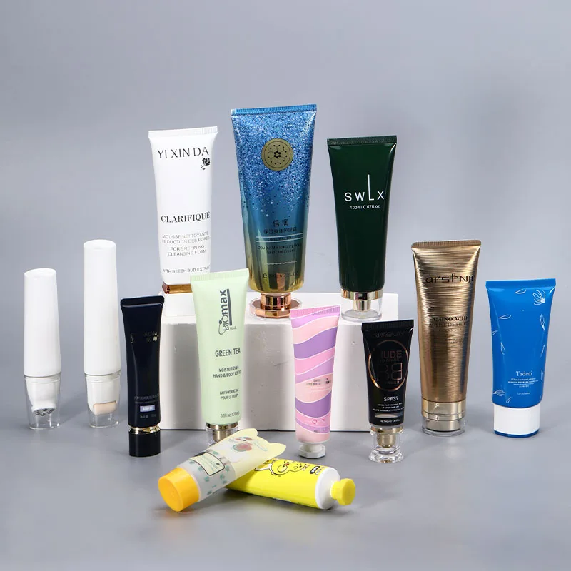 cosmetics facial cleanser hand cream travel portable scrub hose soft plastic squeeze bottles