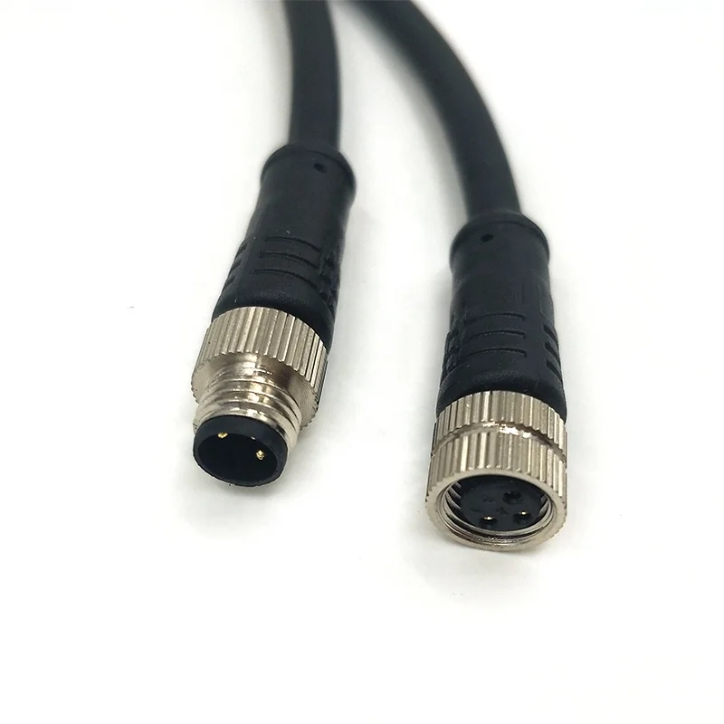 M8 Cable Waterproof IP67 IP68 Male Female Direct Plug 2 5 6 8 Pin 3 4 Pin Connector M8 Sensor Cable Assembly Sensor M8 Cable
