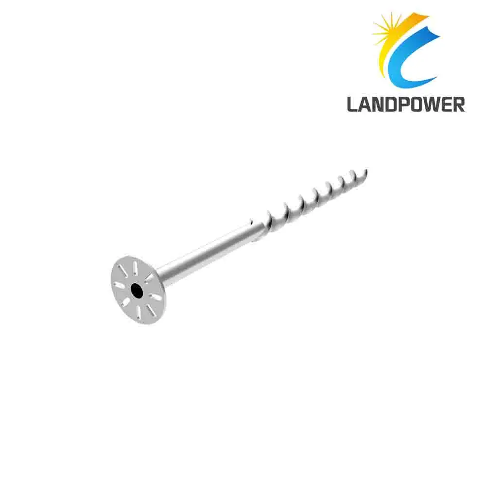 Китайский поставщик, лидер продаж, оцинкованные заземляющие винты для солнечных панелей, заземляющие крепления, винты для солнечных панелей