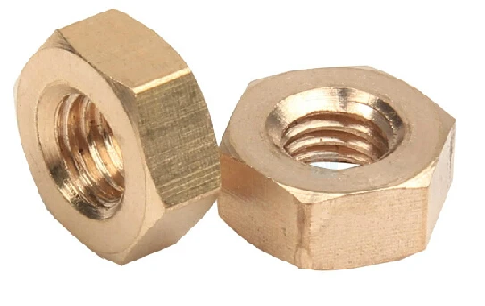 M8 M10 M12 M20 Brass Hex Nut DIN933 Copper Nut