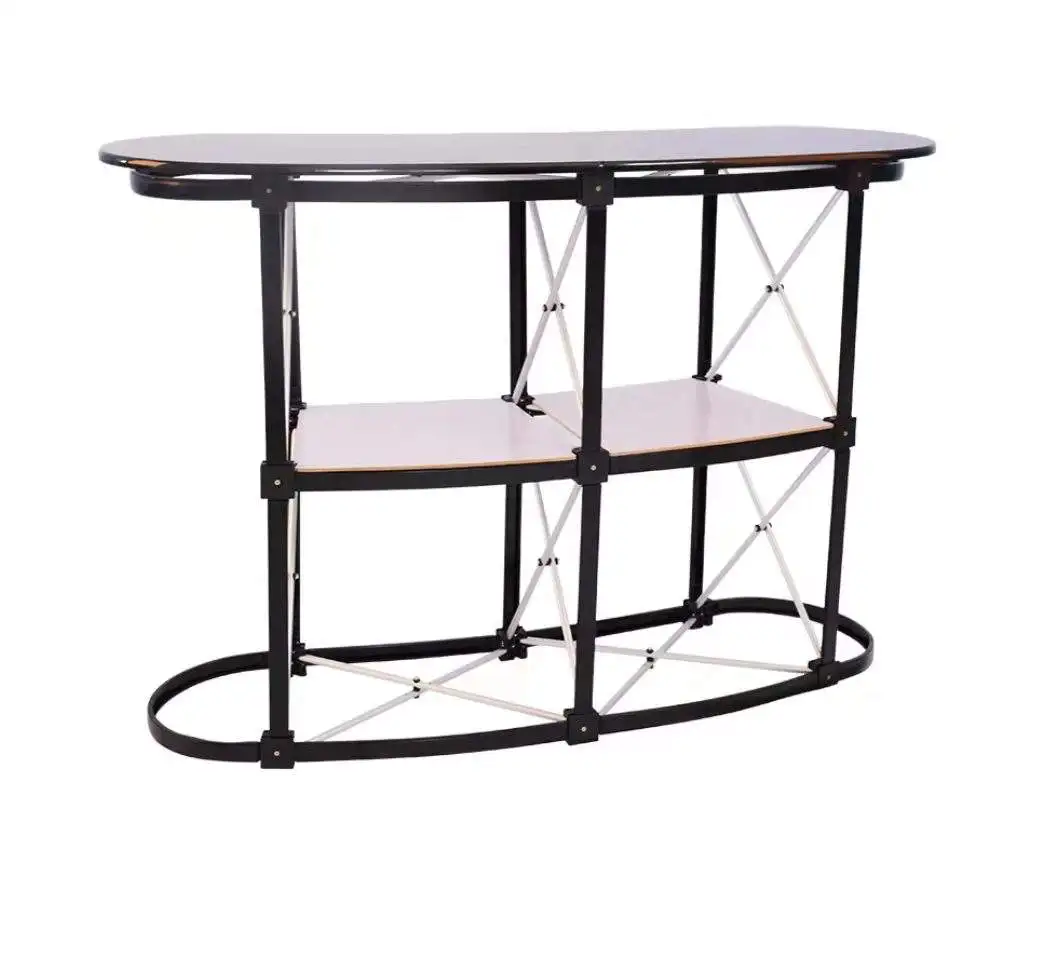 High Quality Steel Type Portable Collapsible Display  Popup Counter for Retail Shop