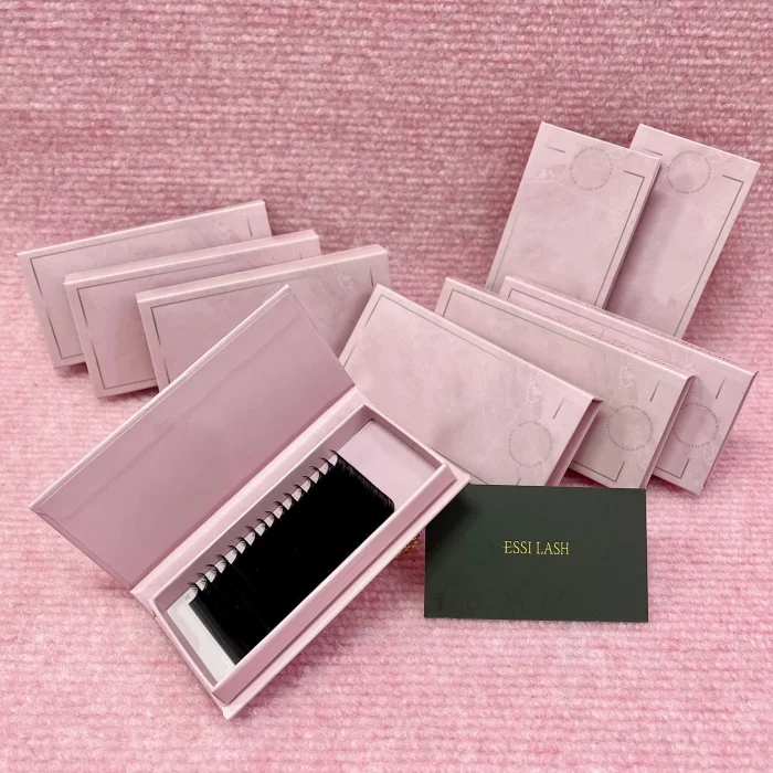 ESSI LASH High Quality Volume Matte Black Lash Extens pesta as Handmade Easy Fan  Mink Lash Extensions