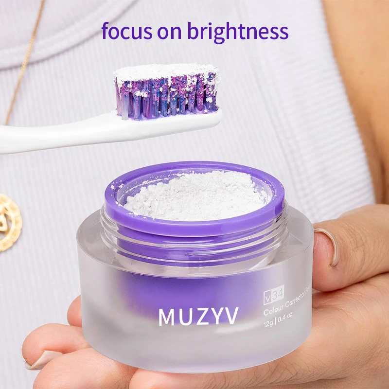 Custom Purple Colour Correcting Tooth Stains V34 Corrector Teeth Whitening Powder