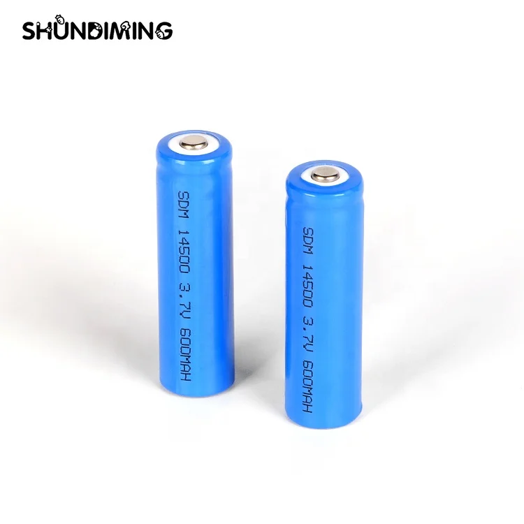 Wholesale Rechargeable Protected CE Certification 3.7V 600mAh 14500 li ion Battery