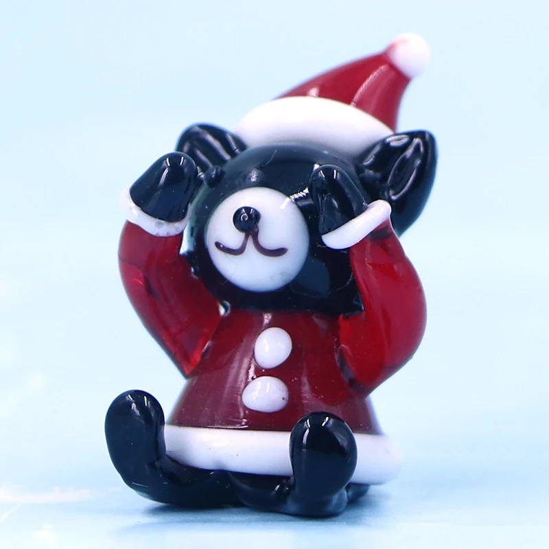 Wholesale Low Price Miniature Murano Lampwork Handmade Christmas Glass Decoration for Christmas Holiday