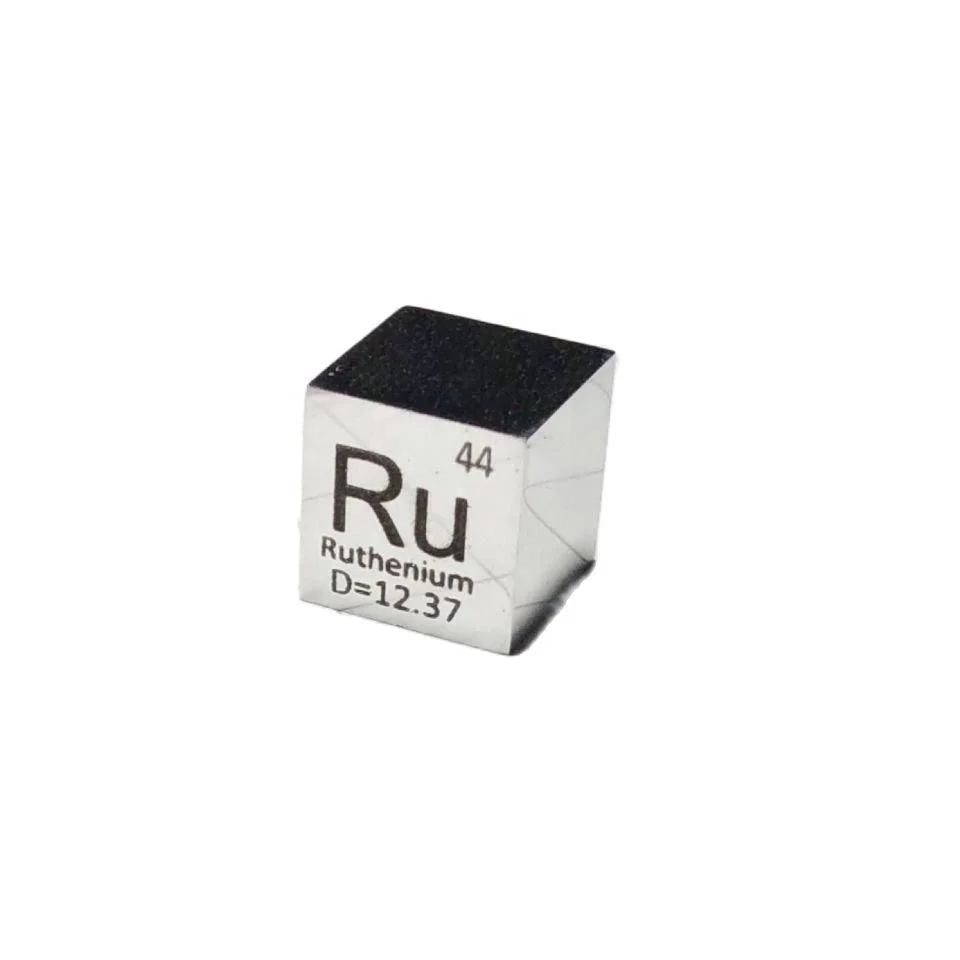 99.95% High Pure Ruthenium Pellets Ruthenium Metal Ruthenium Ingot