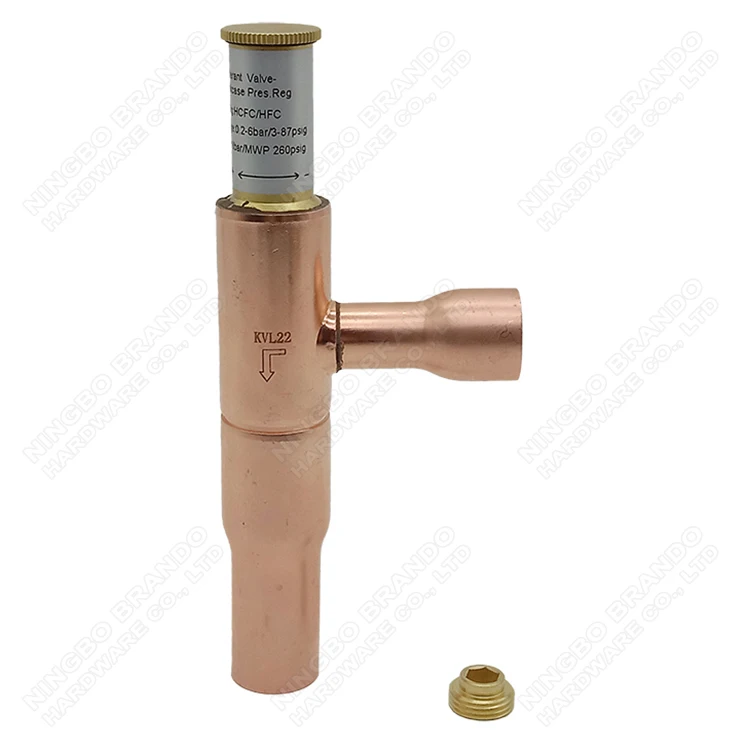KVL 22 7/8' ODF Solder Compressor CPR Crankcase Pressure Regulator For Type KVL 22mm 034L0045