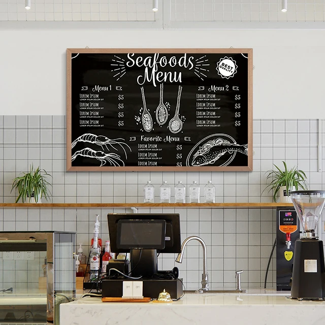 Магнитная Классная доска с деревянным каркасом