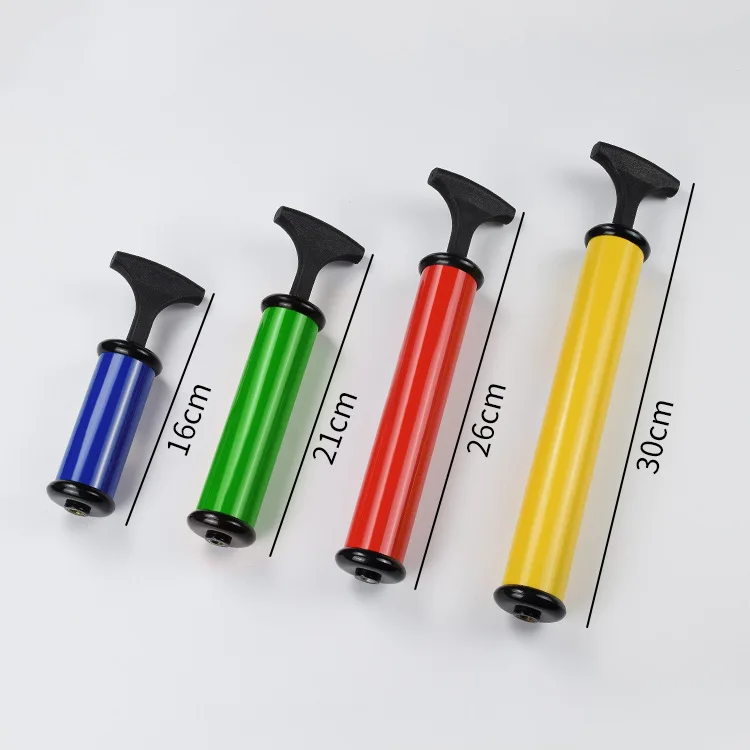 Wholesale Universal Portable Hand Air Pump Bulb Sports Ball Needle Inflator Tool Set Plastic Mini Hand Pump Set