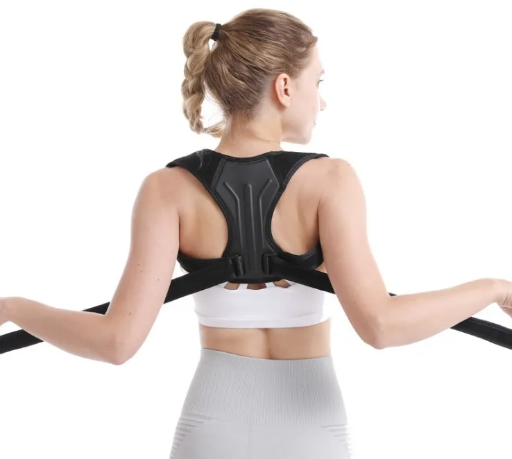 
2021 hot selling Adjustable shoulder posture corrector back brace in back support 