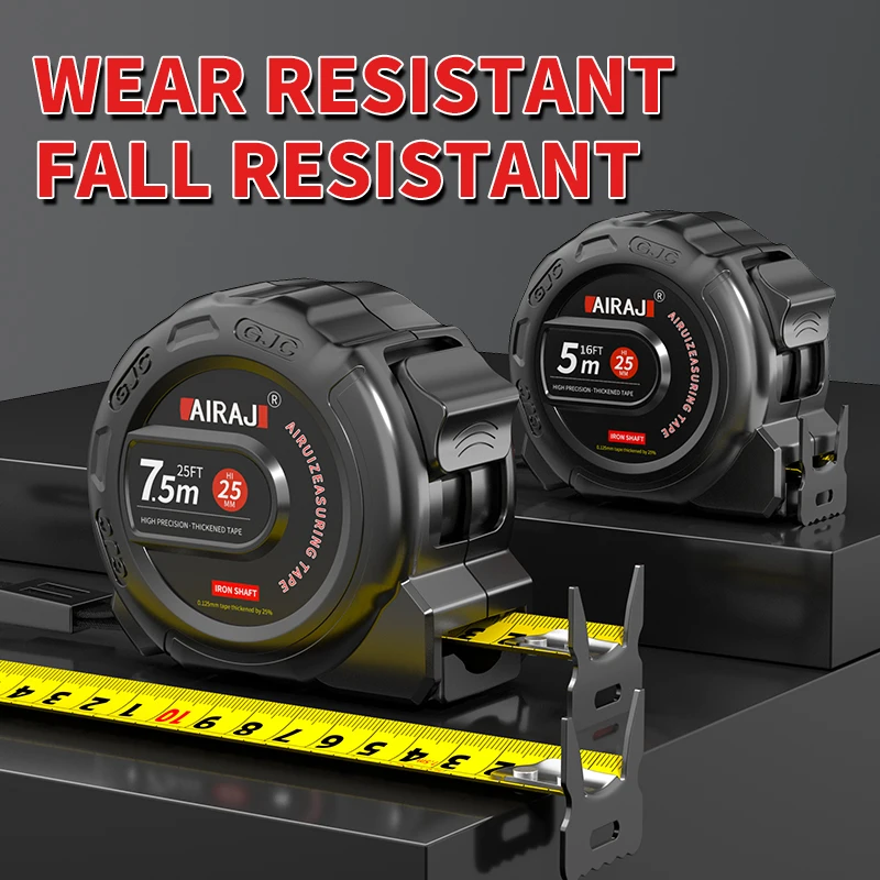 Tape measure 5 m 7.5 m 3 m high precision box ruler wear-resistant stainless steel ring ruler