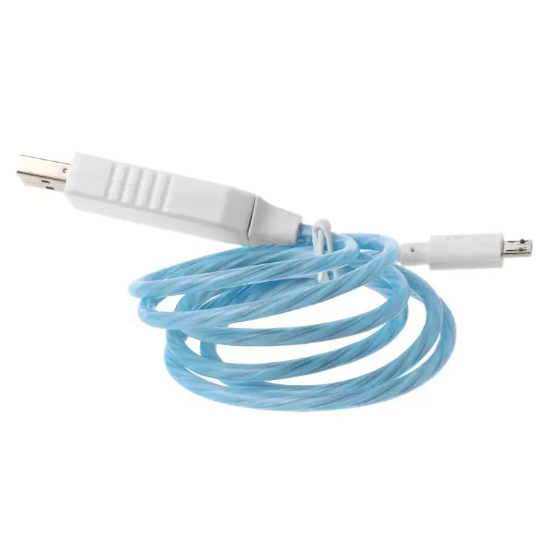 Micro USB Cable Flowing LED Glow Charging Data Sync Mobile Phone Cables For Android Samsung Huawei For Xiaomi HTC