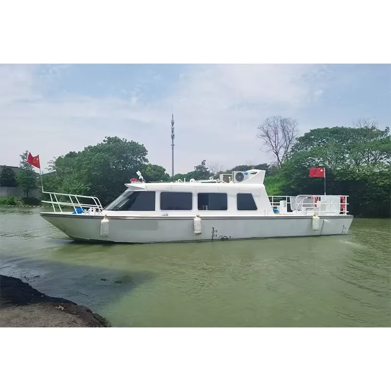 Best all welded luxury multifunctional 15m aluminum passenger Crew Boat For Sale