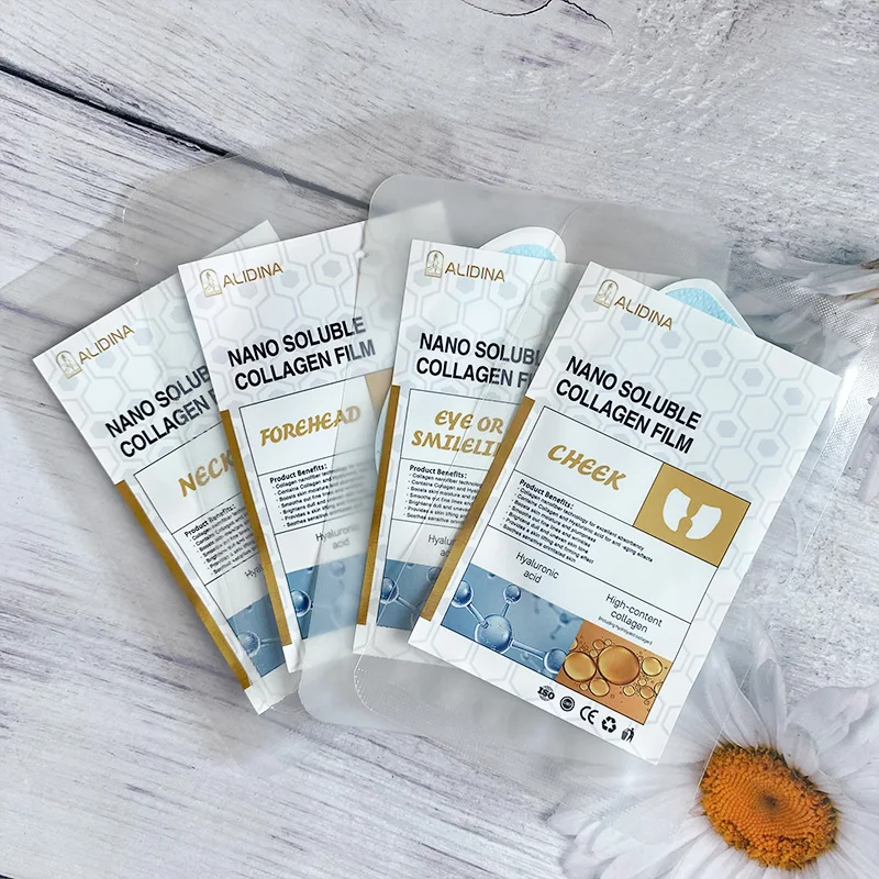 Collagen Film Soluble Face Serum Mask Hydrolyzed Anti Aging Face Neck Mask Patches Lift Moisturizing B