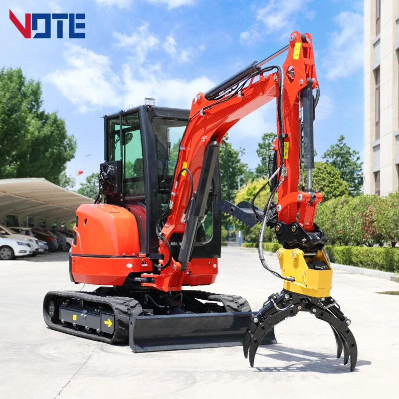 Free Shipping Excavator 1 Ton EPA Kubota Engine  Digger Farm Small Excavators 1 Ton 3.5 Tons  Machine Prices Mini Excavator