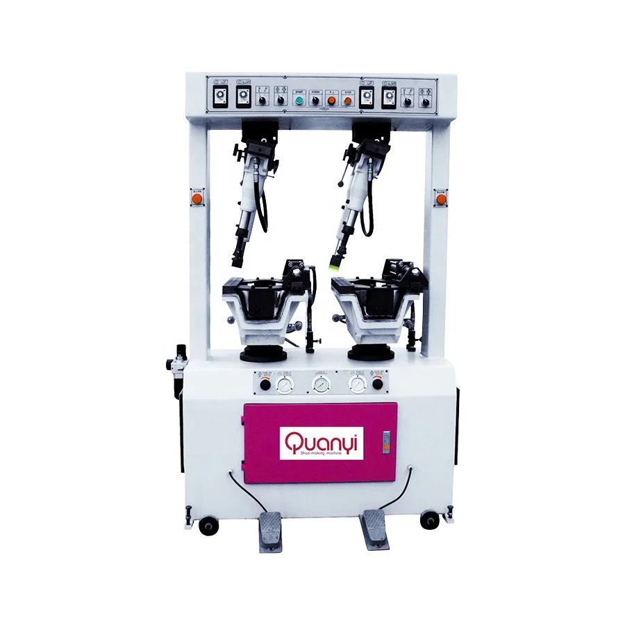 Classical Walled Edge Folding Pvc Shoe Sole Pressing Attaching Machine