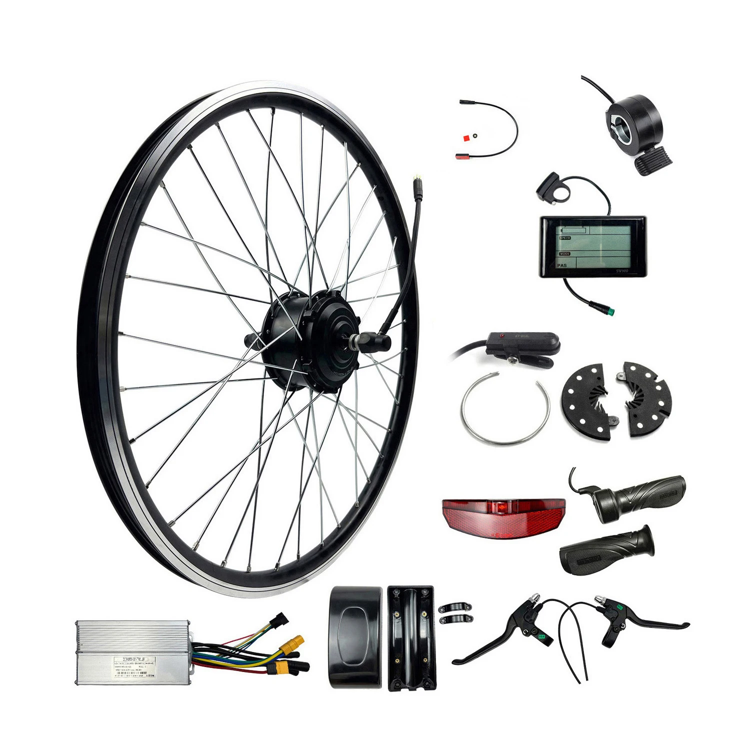 GreenPedel more Professional ebike hub motor kit 250w 350w rear /Front wheel bicycle electric motor kit without  battery