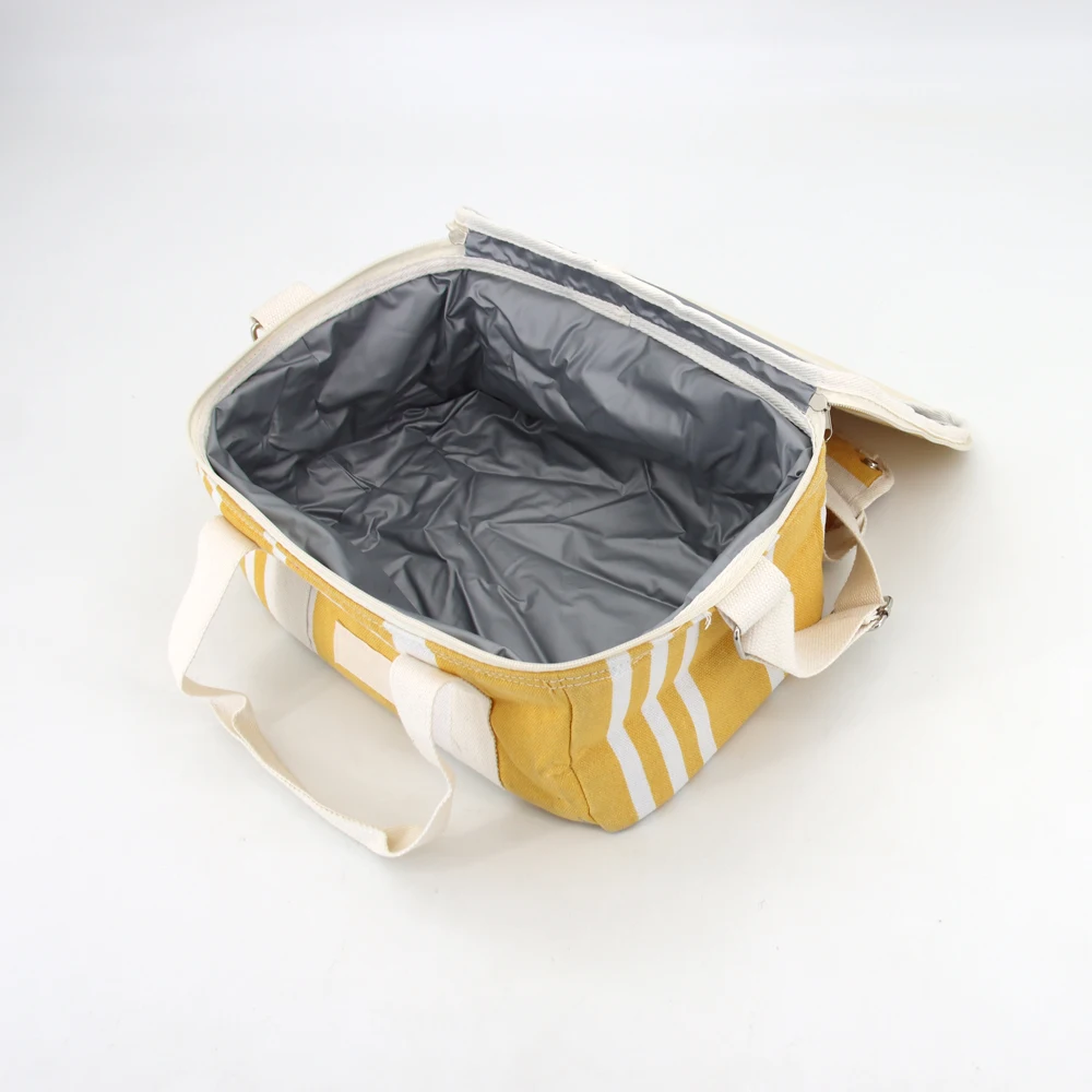 Wholesale Non Woven Insulated Lunch Cooler Bag For Food Custom Logo Promotional Reusable Thermal Insulation Bag