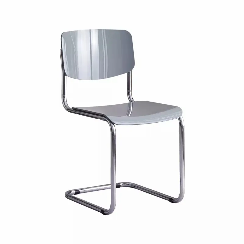 Modern Luxury High Quality Durable Plastic Dining Chair With Metal Leg Multicolor Restaurant Cafe Shop Dining room