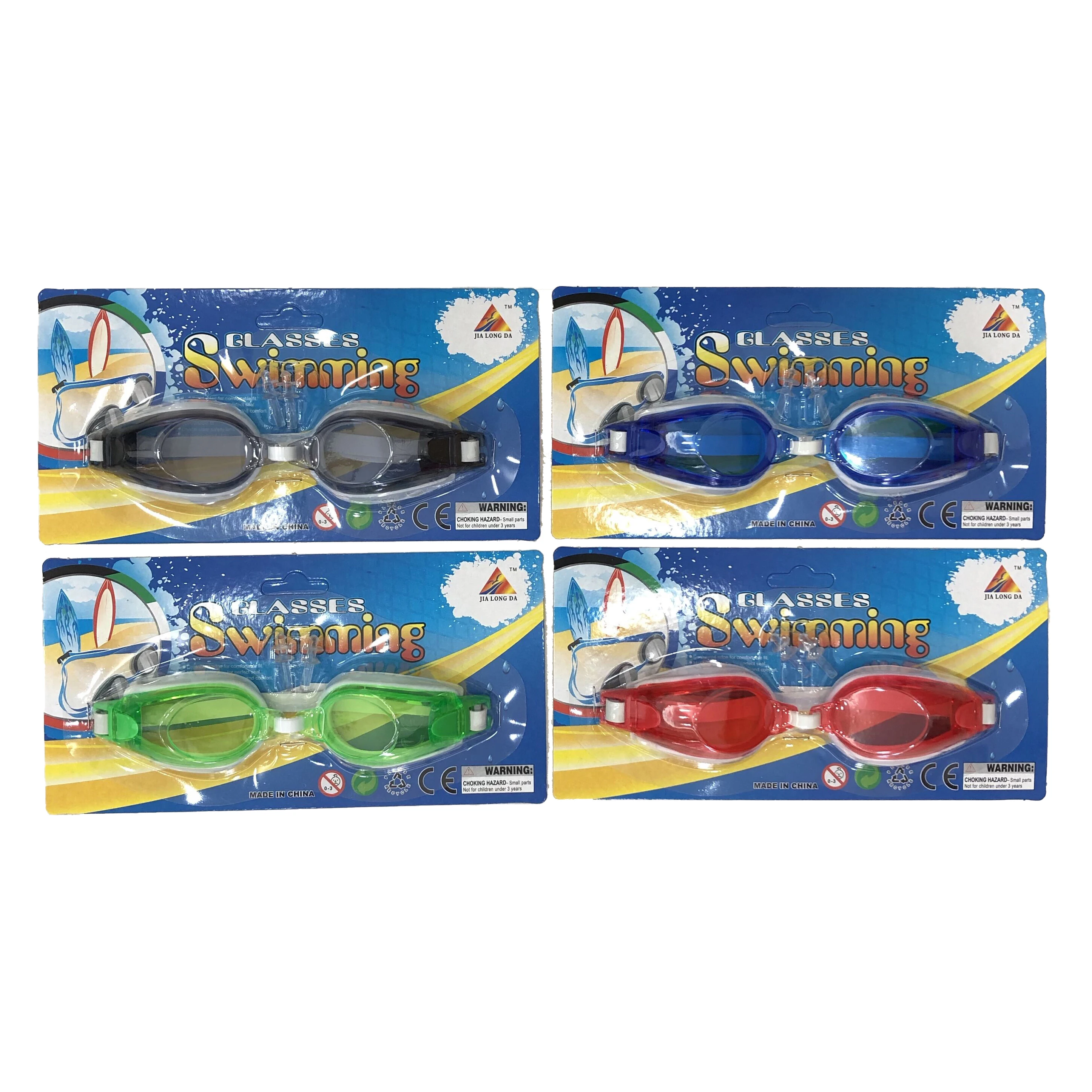 Wholesale hot sale item colorful swimming goggles for kids