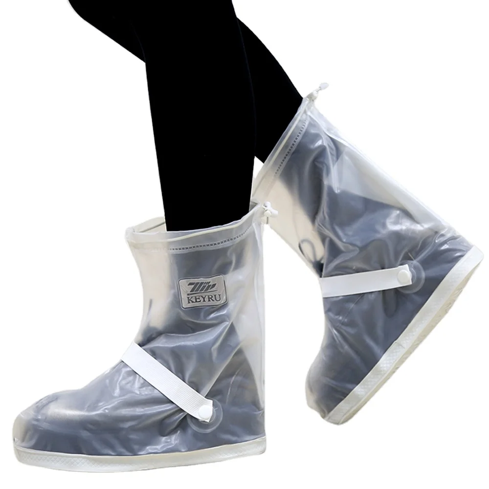 Fancy Custom Adult logo pvc coating travel Water Proofs walker flood boot rain cover