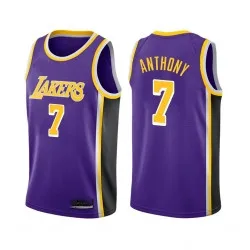 
2021 New Style Best Quality China Wholesale Cheap Los Angeles Embroidery Basketball Jerseys Laker Custom 7 Carmelo Anthony 