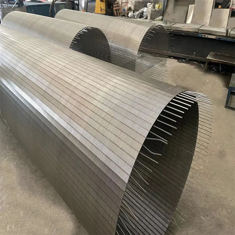 Slotted Stainless Steel Johnson Wedge Wire Sieve Strainer Filter Screen Pipe