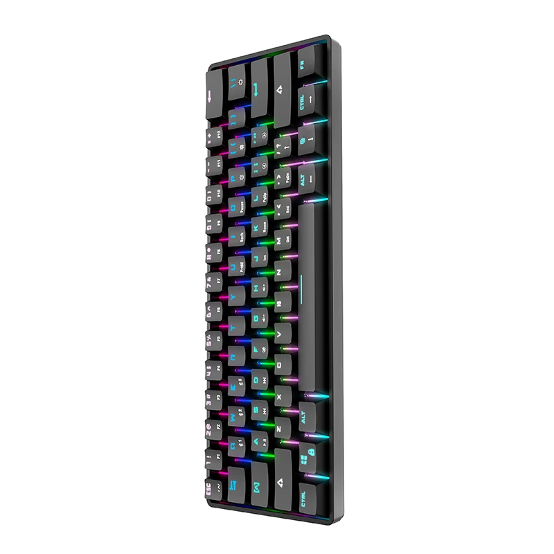 Promotional Lower Price 104 Keys RGB Single Hand Mechanical Gaming Keyboard with high performance