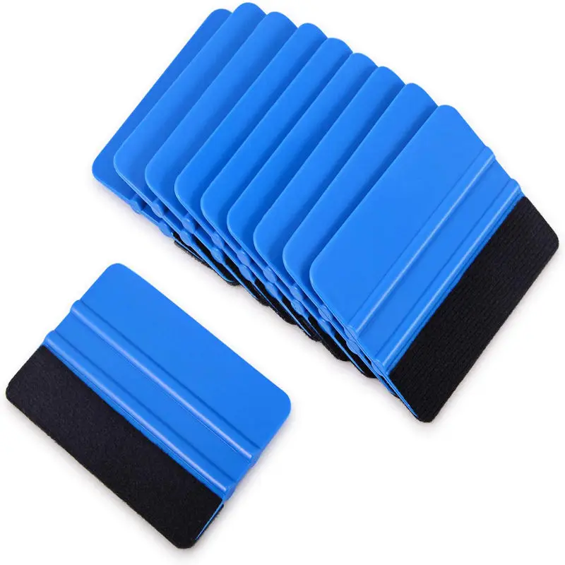 Factory price 10*7cm Squeegee Vinyl Film Tool Scraper Car Scraper With Custom Logo