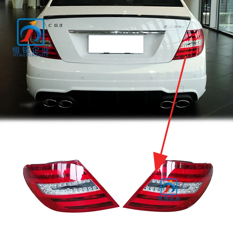 2011 2014 Красный C180 C220 C250 C350 задний светильник для класса C W204