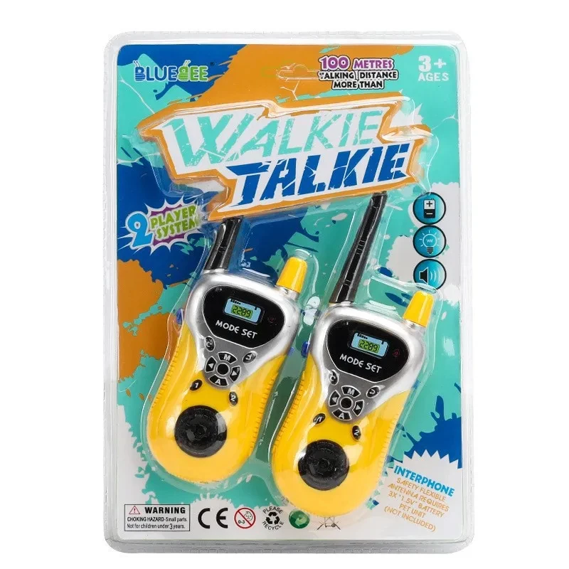 Children Play Walkie Talkie Toy Variety Of Patterns Kid Walkie Talkie Phones Set