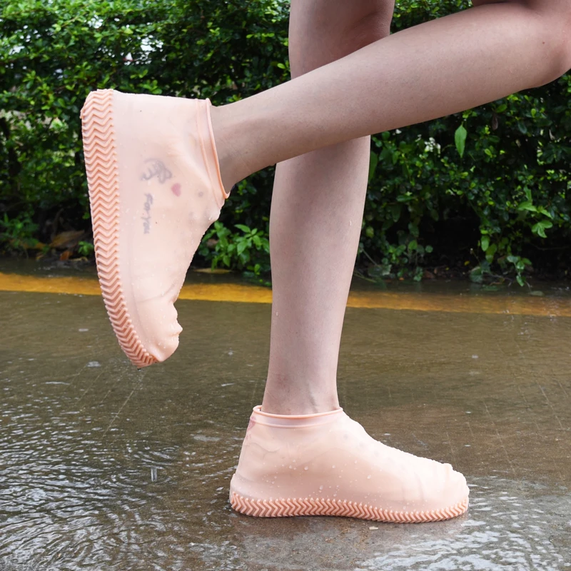 
Custom Outdoor Rain Boots Waterproof Silicone Protective Sock Sterile Shoe Covers For Kids/Women/Men 