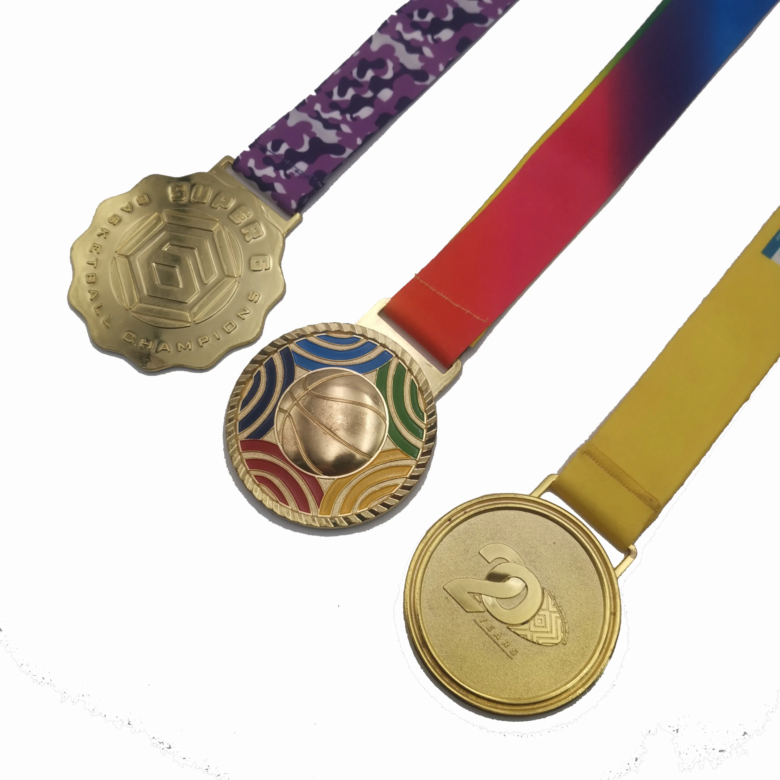 Custom Chess Medals And Trophies Manufacturers Sport Metal Medal With Ribbon Logo Neck Ribbons For Medals