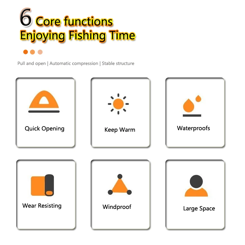 Promotion popup  insulated   fishing accessories tents   fishing tent Waterproof Oxford Fabric