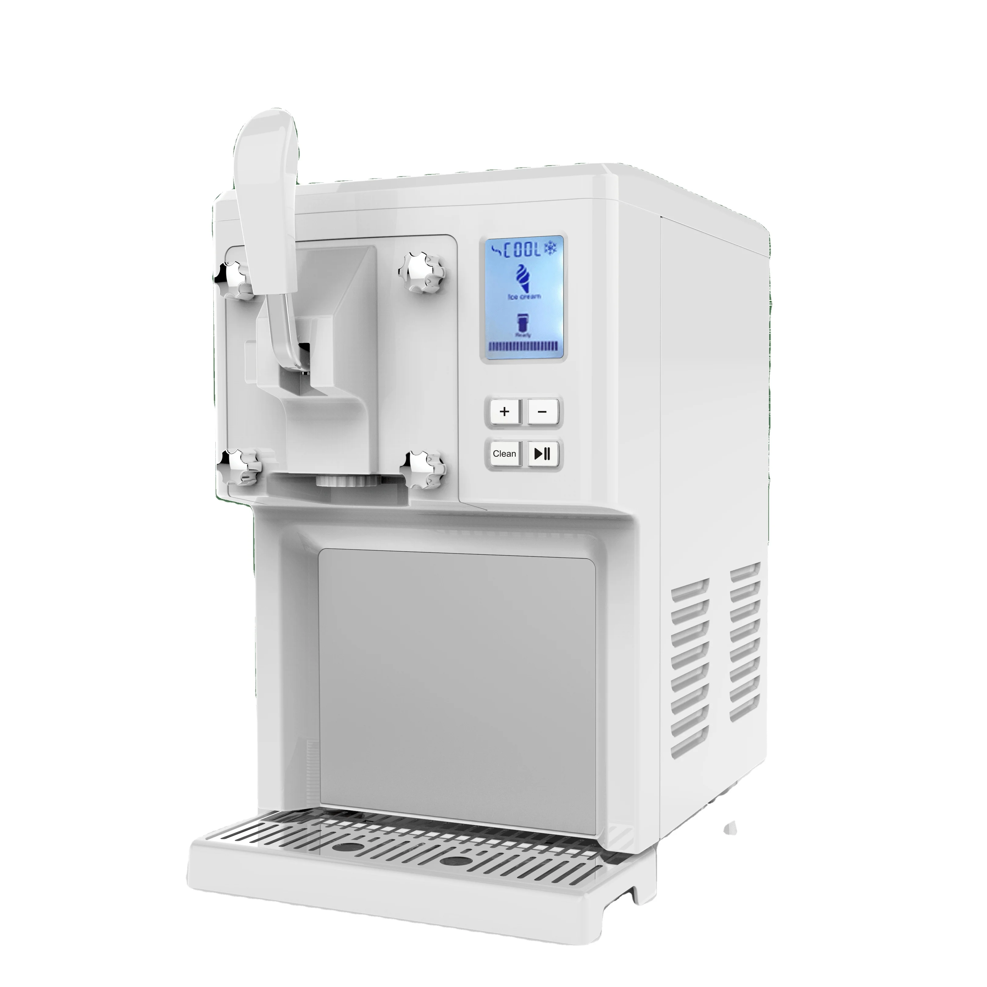 Automatic Hard Soft Making Maker Blender Cone Ice Cream Machine Fruit With Compressor