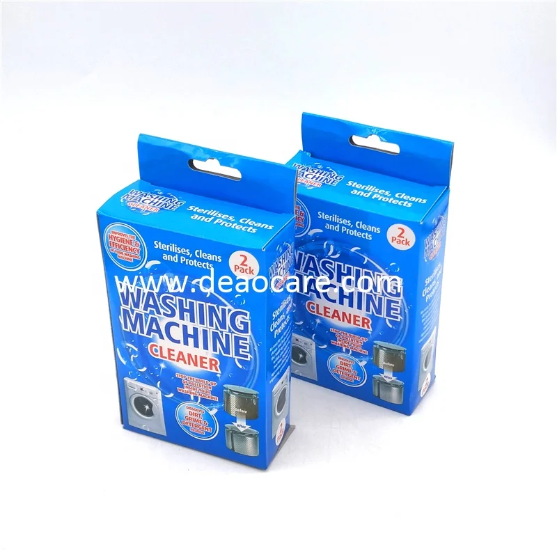 OEM Antibacterial Laundry Washing Machine Drum Tub Cleaner, Genuine Depurar Lavadora Limpiador Polvo Cleaning Powder 2 Packs